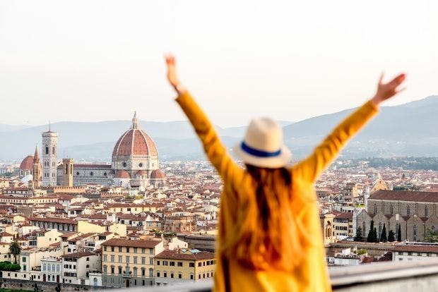 Solo travel with Wild Kiwi Tours in Florence