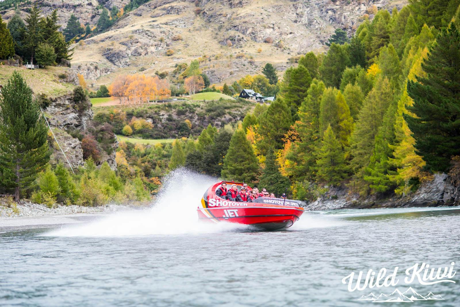 Excitement on the rivers of New Zealand - Hop in a jet boat and feel the power