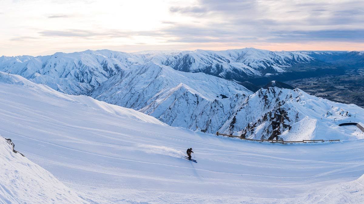 Person skiing at Coronet Peak
