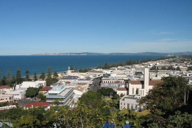 View of Napier Coastline