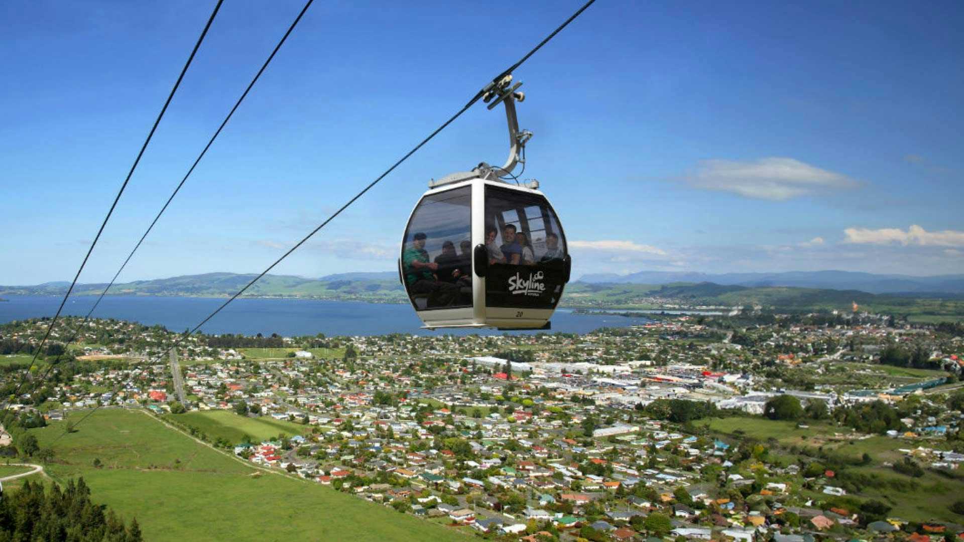 The Skyline Gondola in Rotorua