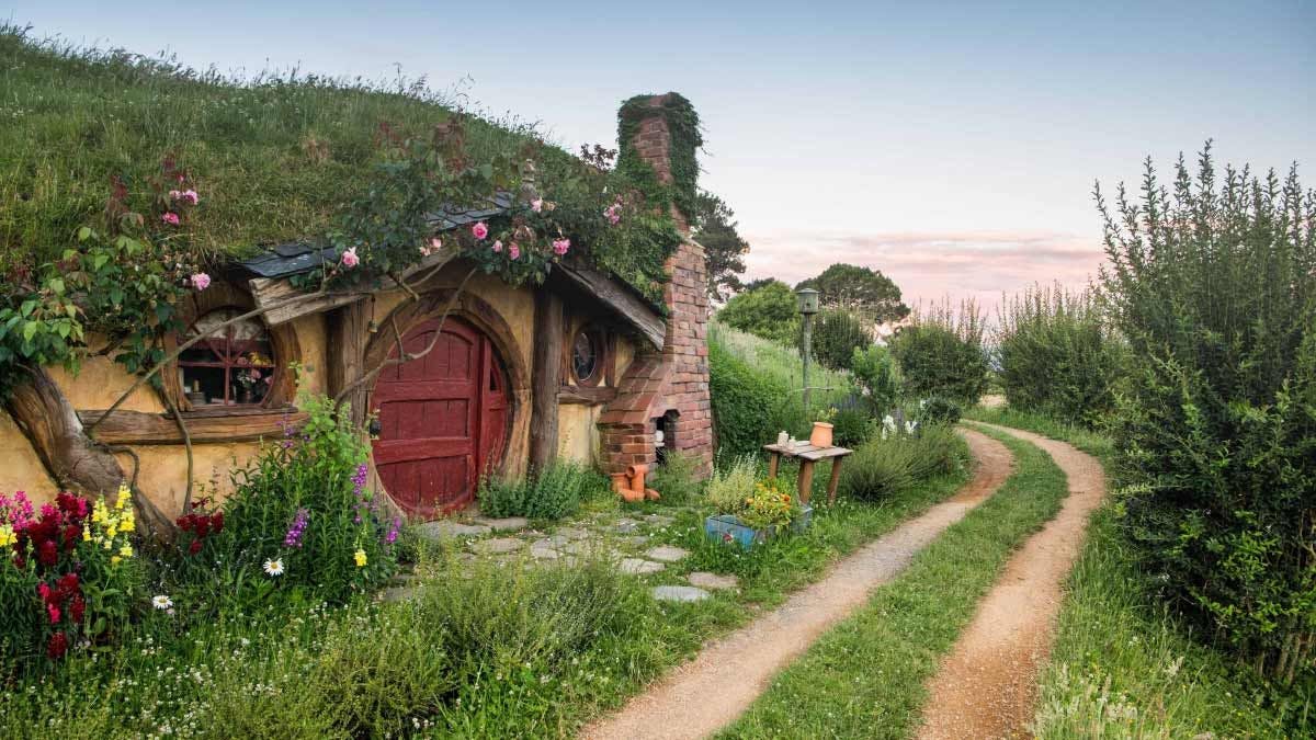 Hobbits house at Hobbiton
